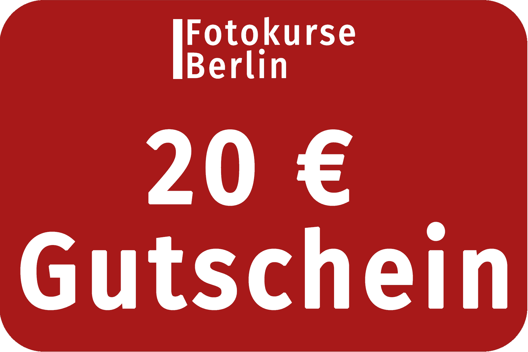 20 Euro Gutschein FotokurseBerlin.de